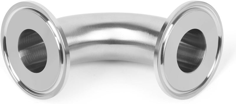 JMCOLMT Elbow 1" Tri Clamp Elbow 90 Degree Pipe Fitting 25mm Pipe OD Sanitary Fitting Stainless Steel 304 - Image 2